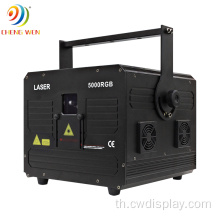 แสงเลเซอร์สีเต็มรูปแบบ 10W Professional DMX